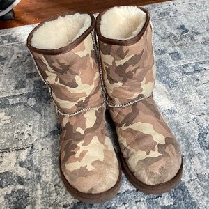 camo ugg style boots